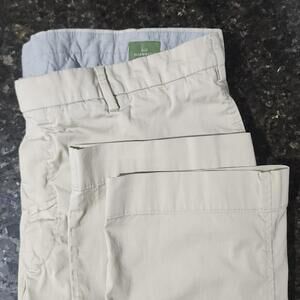 Sid Mashburn Mens 36x30 Pants Straight Silk Blend Casual Preppy Golf Stretch